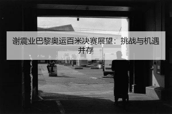 谢震业巴黎奥运百米决赛展望：挑战与机遇并存